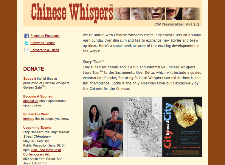 Chinese Whispers Newsletter Vol 1.2